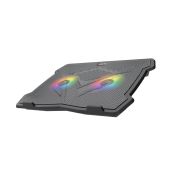 Meetion CP2020 laptop hűtő, 15col, állítható, USB, LED