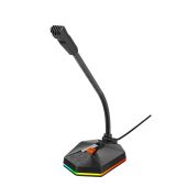 Meetion MC13 vezetékes RGB Gamer Mikrofon, RGB, USB
