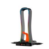 Meetion U002 RGB fejhallgató állvány + USB HUB - Headset állvány