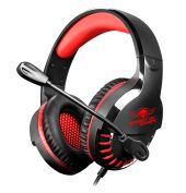Spirit of Gamer PRO-H3 Gamer fejhallgató - Fekete-piros - Headset