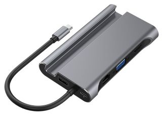 Havit HB4001 USB-Type C Hub telefontartóval