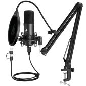 MAONO A04E USB Streamer/Podcast Mikrofon Kit - Mikrofon