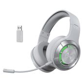 Edifier HECATE G30S Gamer vezeték nélküli Headset - szürke, Stereo, Over-Ear, mikrofonos, RGB, vezeték nélküli, wireless, bluetooth