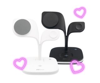 Boost 5 az 1-ben Vezeték nélküli MagSafe töltőállomás - fehér + fekete