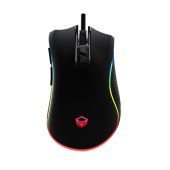 Meetion MT-G3330 Gamer Egér - Fekete, Színes, vezetékes
