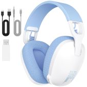 Onikuma B2 Vezeték Nélküli Bluetooth Gamer Fejhallgató - Fehér - Headset