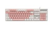 Acer OKW212 Mechanikus Gamer Billentyűzet - Fehér-Pink - Angol kiosztás! - Billentyűzet
