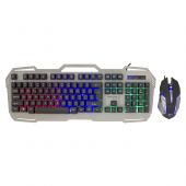 White Shark APACHE 2 Gaming Kombó, Színes, fém, vezetékes, +egér