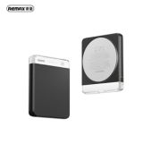 Remax Cube RPP-8 Magsafe Vezeték Nélküli Gyorstöltő Powerbank 5000 mAh - Fekete - Power bank