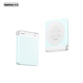 Remax Cube RPP-8 Magsafe Vezeték Nélküli Gyorstöltő Powerbank 5000 mAh - Kék - Power bank
