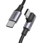 UGREEN US334 USB-C-USB-C 90° PD 100W - 2m - Kábelek