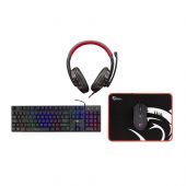 White Shark COMANCHE 3 Gaming Kombó, Színes, anti ghosting, vezetékes, +egér