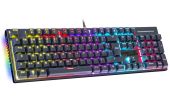 Spirit of Gamer XPERT K250 Mechanikus Gamer billentyűzet - HU, RED switch, Színes, Mechanikus, Normál, anti ghosting, vezetékes