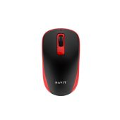 Havit MS626GT Vezetéknélküli egér - Fekete - Piros, vezeték nélküli, wireless