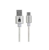Spartan Gear - USB Kábel (Type C->USB-A) 2m - Fehér - Kábelek
