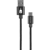 Spartan Gear - USB Kábel (Type C->USB-A) 2m - Fekete - Kábelek