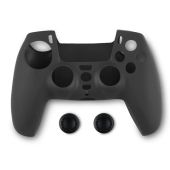 Spartan Gear - Playstation 5 Kontroller Szilikon Védőborítás + Thumb Grips (PS5) - Fekete