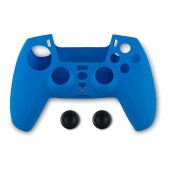 Spartan Gear - Playstation 5 Kontroller Szilikon Védőborítás + Thumb Grips (PS5) - Kék