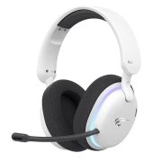 Havit Fuxi-H7 Premium Virtual 7.1 Vezeték Nélküli Gamer Fejhallgató - Fehér, 7.1, Over-Ear, mikrofonos, RGB, 3.5mm jack, vezeték nélküli, wireless, bluetooth