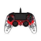 Nacon Vezetékes Kontroller PS4 - Piros - Gamepad