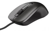 Trust Carve Wired Mouse vezetékes szürke egér, vezetékes