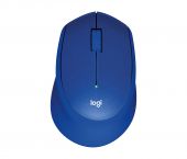 Logitech M330 Silent Plus vezeték nélküli egér - Kék - Egér