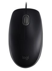 Logitech B110 Optical Silent USB Mouse - Fekete, vezetékes