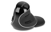 Delux M618PD vezeték nélküli vertikális egér Bluetooth + 2.4GHz - Fekete, vezeték nélküli, wireless
