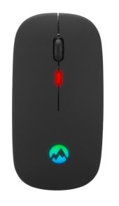 Everest SM-BT11 Fekete vezetéknélküli Bluetooth optikai egér, vezeték nélküli, wireless