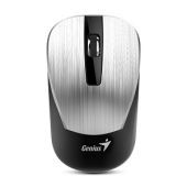 Genius Egér - NX-7015 Vezeték nélküli, USB, 3 gomb, 1600 DPI, BlueEye, Silver, vezeték nélküli, wireless