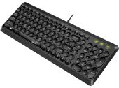 Genius Slimstar Q200 USB fekete billentyűzet, vezetékes