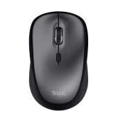 Trust Yvi+ Csendes Vezeték Nélküli Egér - Fekete, vezeték nélküli, wireless