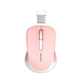 Meetion MiniGo 2.4 Ghz Pink Wireless Egér - Egér