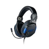 Nacon Gamer Headset V3 PS4 - Fekete, Stereo, Over-Ear, mikrofonos, 3.5mm jack, vezetékes