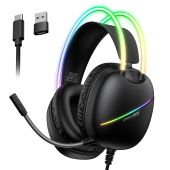 Onikuma X33 RGB Gamer Fejhallgató Type-C - Headset
