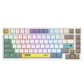 Onikuma G58 Mechanikus Gamer Billentyűzet TKL - Fehér - Angol kiosztás! - Billentyűzet