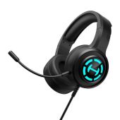 Edifier HECATE G20 Gaming Headset - Fekete, Virtual surround, Over-Ear, mikrofonos, RGB, USB, vezetékes