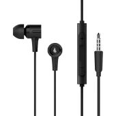 Edifier P205 Vezetékes Fülhallgató - Fekete, Stereo, In-Ear, mikrofonos, 3.5mm jack, vezetékes