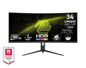 MSI MAG 342CQR E2 Ívelt Gamer Monitor 180Hz - 34"
