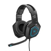 NOXO Apex Gamer Headset, Virtual surround, Over-Ear, mikrofonos, USB, vezetékes