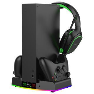 iPega PG-XBS011C - XBOX Series S Multifunkciós állvány + 2 db Akkumulátor