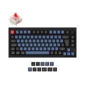Keychron Q1 V2 Red Mechanikus Gamer Billentyűzet - Fekete - Angol Kiosztás! - Billentyűzet