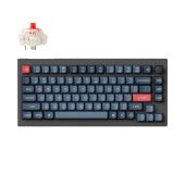 Keychron V1 Max Vezeték Nélküli Red Mechanikus Gamer Billentyűzet - Fekete-Kék - Magyar Kiosztás! - Billentyűzet