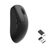 Keychron M2 Mini Vezeték Nélküli Bluetooth Gamer Egér - Fekete, vezeték nélküli, wireless
