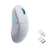 Keychron M3 Vezeték Nélküli Gamer Egér - Fehér, RGB, vezeték nélküli, wireless