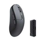 Keychron M3 4K Vezeték Nélküli Bluetooth Gamer Egér - Fekete, vezeték nélküli, wireless