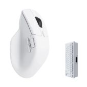 Keychron M6 4K Vezeték Nélküli Bluetooth Egér - Fehér, vezeték nélküli, wireless