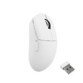 Keychron Lemokey G1 Vezeték Nélküli Bluetooth Gamer Egér - Fehér, vezeték nélküli, wireless
