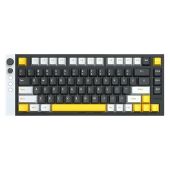 LAMZU JET 75 Mechanikus Gamer Billentyűzet - Fekete - Angol Kiosztás!, EGYEDI switch, RGB, Mechanikus, TKL, fém, vezetékes
