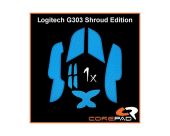 Corepad Logitech G303 Shroud Edition Gamer Soft Grips - Kék